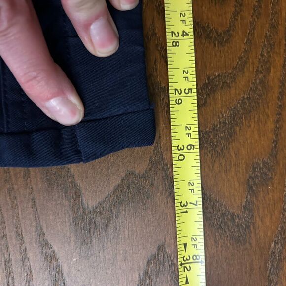 NWOT Isaac Mizrahi Live! Regular Stretch High Waist Pant Navy Plus Size 30WP - Picture 9 of 11